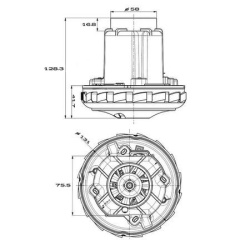 Motor aspirator Zelmer 919.0 ST Aquawelt Original 00145610