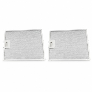Set 2 filtre metalice antigrăsime hotă Beko Original 129730007 – 32 × 27,3 cm
