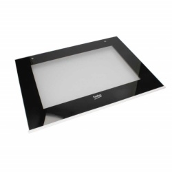 Geam exterior ușă cuptor, aragaz Beko Original 210442325