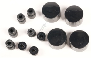 Set butoane aragaz, culoare negru din plastic de calitate superioara