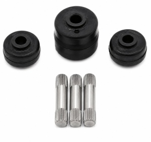 Set Roți cu Ax Aspirator Rowenta Original SS-2230003281 | LexService.ro