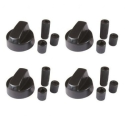 Set butoane aragaz, culoare negru din plastic de calitate superioara