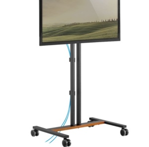 Stativ Suport TV Podea MYWALL 34-55 Inch Max 35kg Negru Maro | LexService.ro