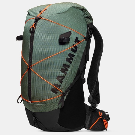Rucsac tehnic, Barbati, Mammut, Ducan Spine, 28-35L, Verde