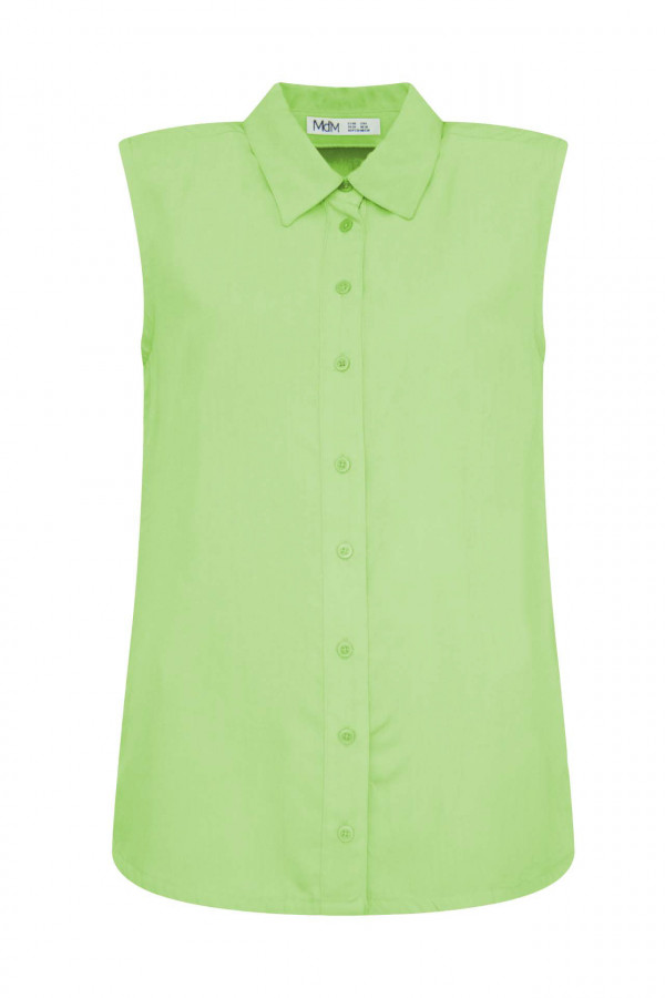 Camasa Mdm pentru Femei Basic Sleeveless Shirt With Contrast Details 66105712_110
