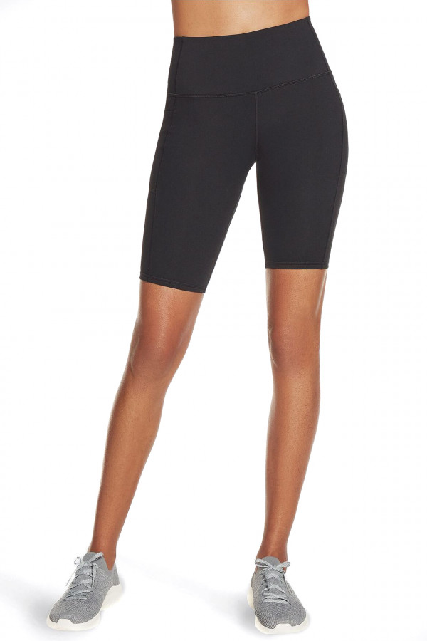 Pantalon scurt Skechers pentru Femei Go Walk High Waisted Bike Short W3SH53_BLK