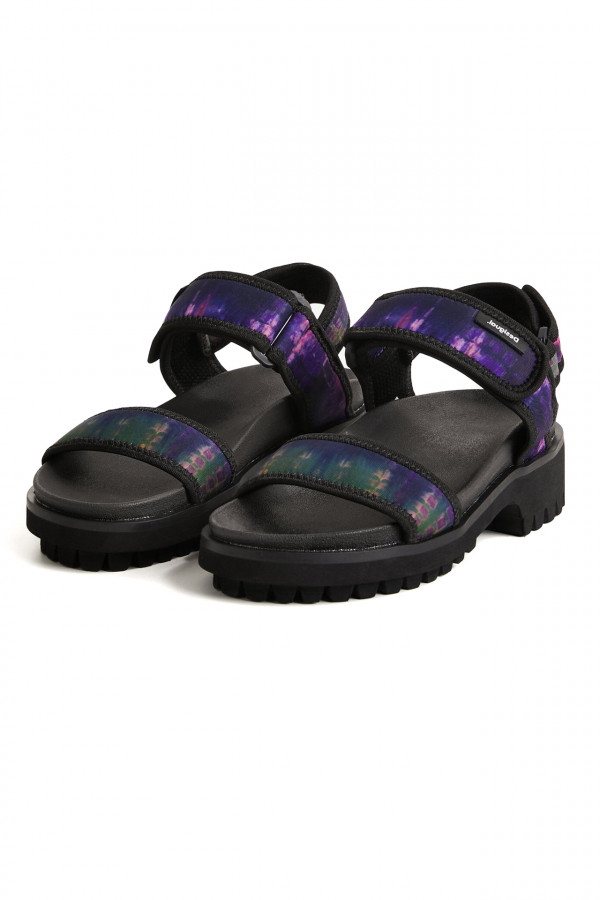 Sandale Desigual pentru Femei Shoes Track Sandal Tie Dye 22SSHA02_9019