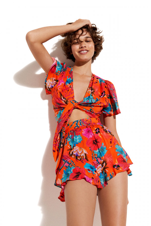 Pantalon scurt Desigual pentru Femei Short Alondra 22SWMW15_7010