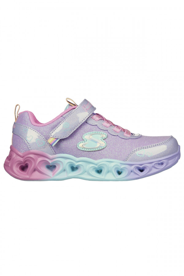 Adidasi Skechers pentru Copii Heart Lights - Colorful Joyful 302684L_LVMT