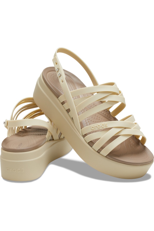 Platforme Crocs pentru Femei Brooklyn Strappy Low Wedge W 206751_2Y2