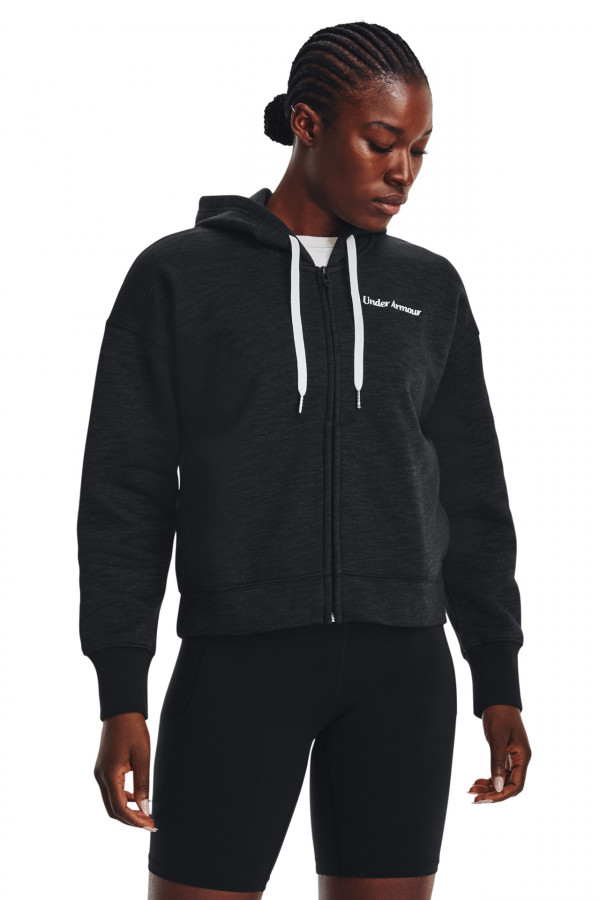 Hanorac Under Armour pentru Femei Essential Fleece Script Fz Hoodie 1374106_001