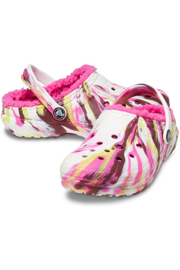 Saboti Crocs Unisex Classic Lined Marbled Clog K 207773_6RW