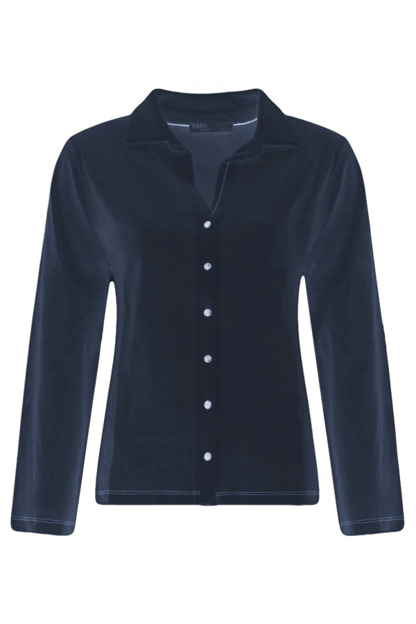 Tricou Mdm pentru Femei Button Up Long Sleeve T-Shirt 64217101_139