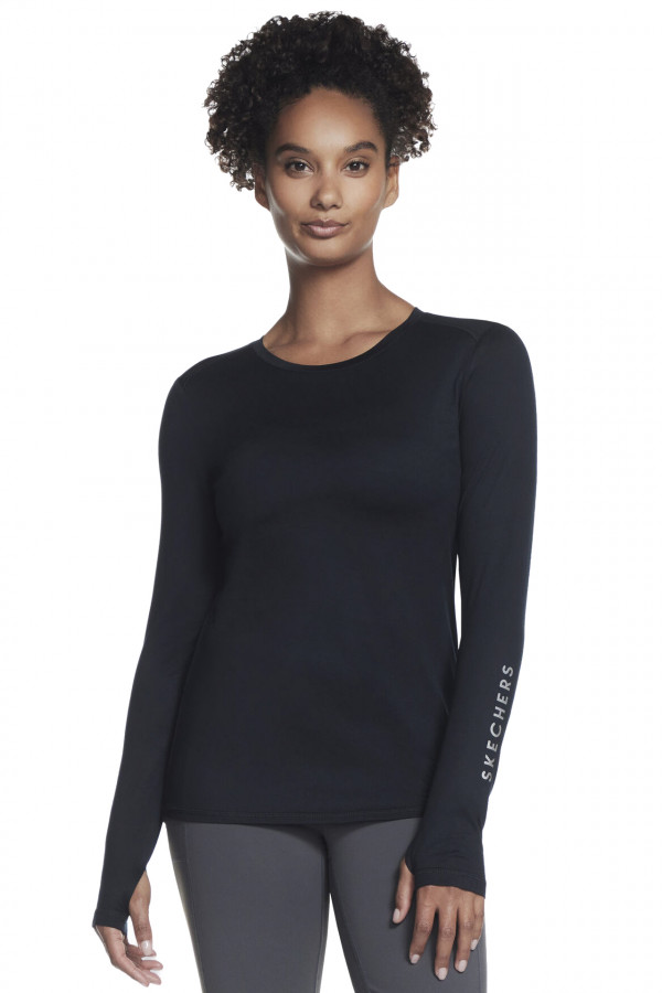 Bluza Skechers pentru Femei Go Dri Swift Long Sleeve WLT194_BLK