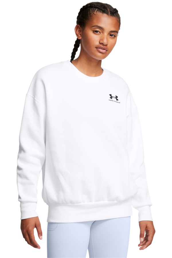 Bluza Under Armour pentru Femei Essential Fleece Os Crew 1379475_100