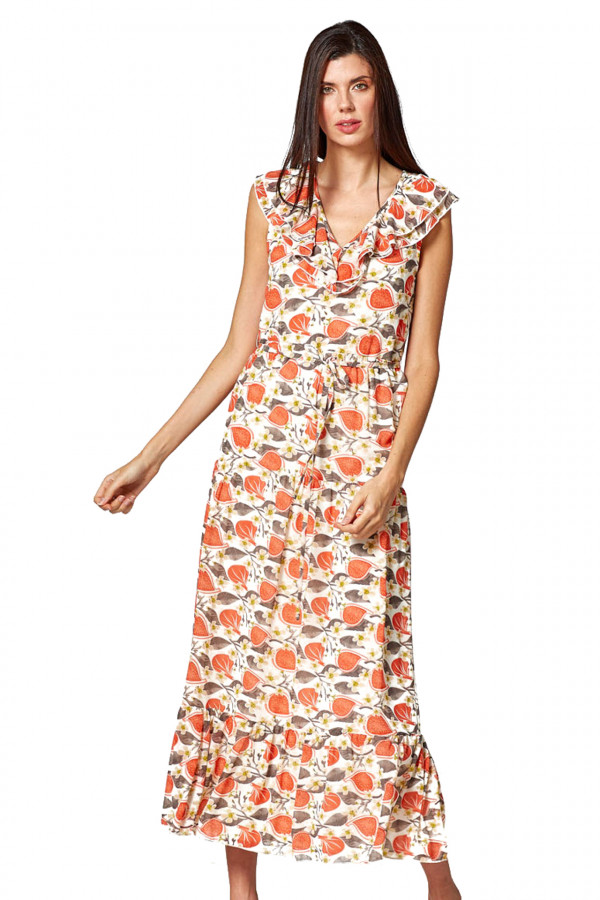 Rochie Mdm pentru Femei Long Dress With Ruffles 27540379_539