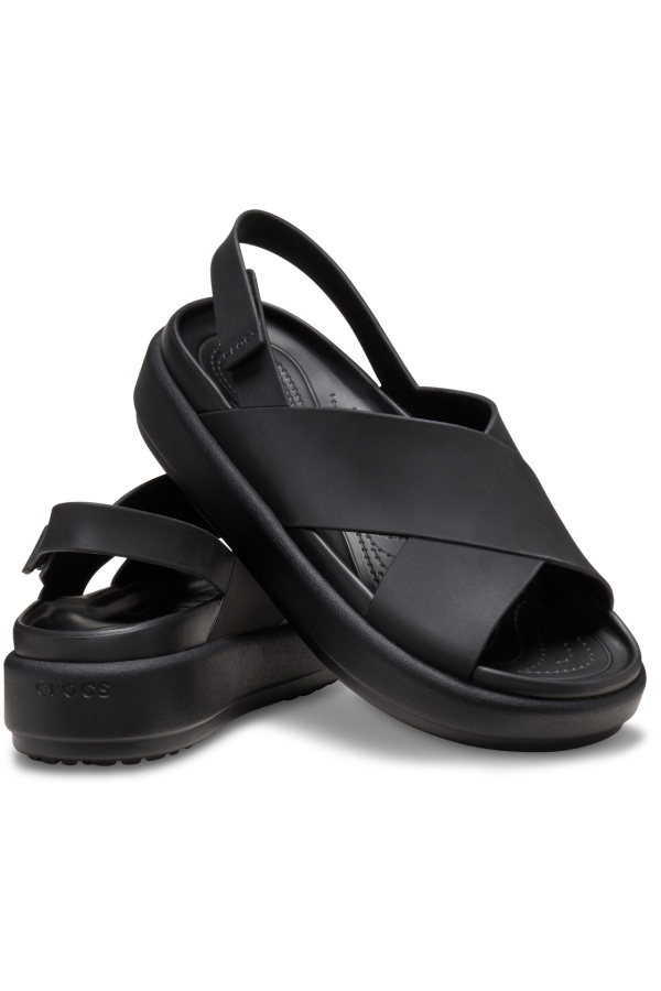 Platforme Crocs pentru Femei Brooklyn Luxe Cross Strap W 209407_060