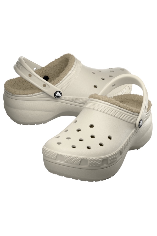Saboti Crocs pentru Femei Classic Platform Lined Clog W 207938_2Y2