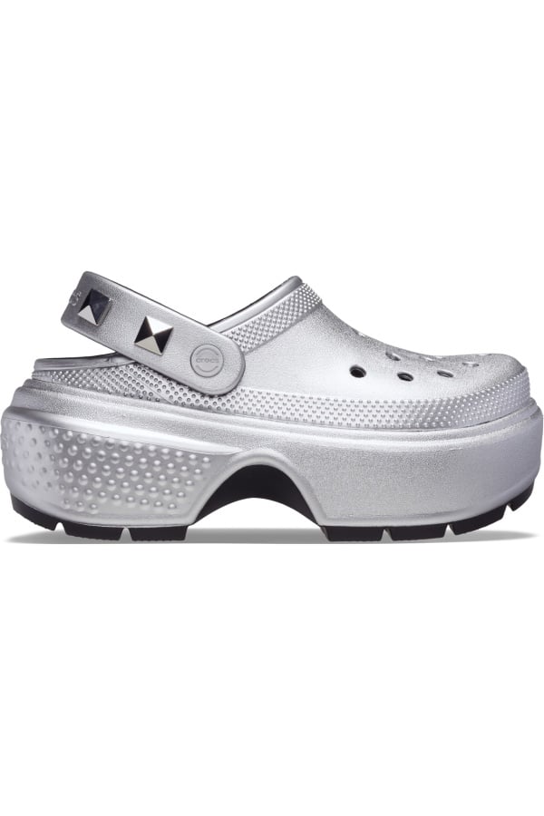 Platforme Crocs pentru Femei Stomp Metallic Clog 210362_040