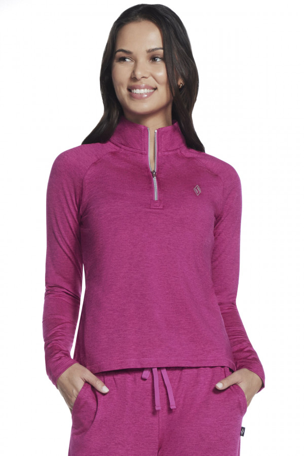 Bluza Skechers pentru Femei Skech-Knits Ultra Go 1/4 Zip LT4_PNK