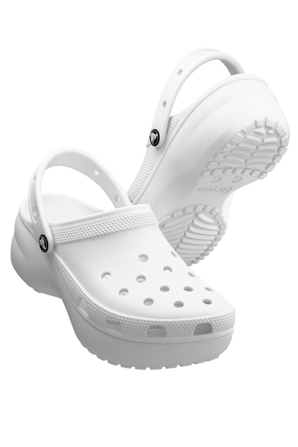 Saboti Crocs pentru Femei Classic Platform Clog W 206750_100