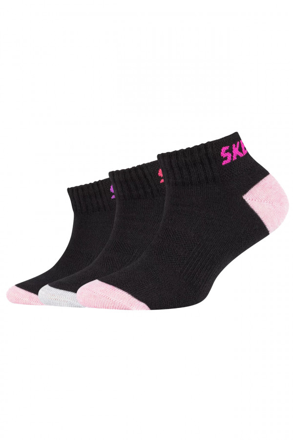 Sosete Skechers pentru Copii 3Ppk Girls Mesh Ventilation Socks SK43032_9999