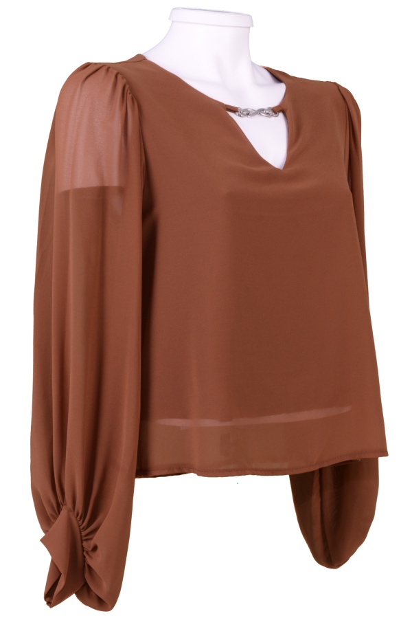 Bluza Floria din Poliester pentru Femei 18643_MARO