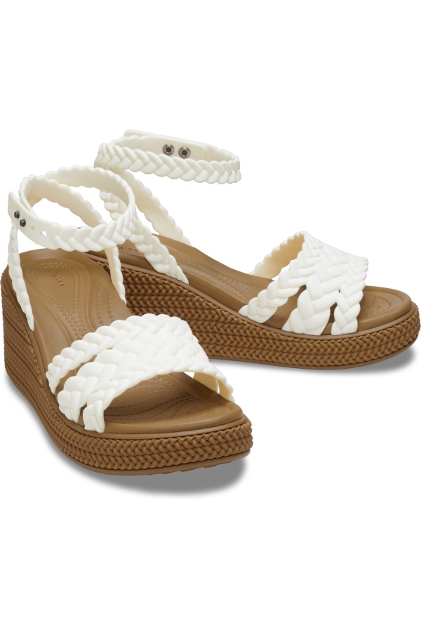 Platforme Crocs pentru Femei Brooklyn Woven Ankle Strap Wedge W 209994_0WV