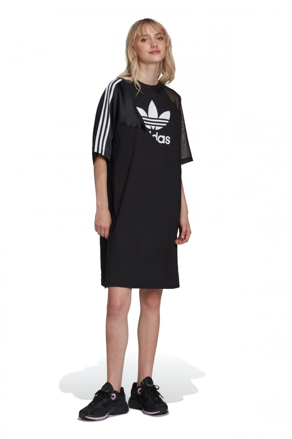 Tricou Adidas pentru Femei Adicolor Split Trefoil Tee Dress HC06_37
