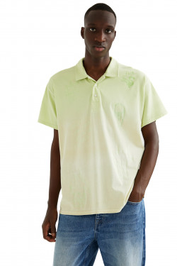 Tricou polo Desigual pentru Barbati Polo Fer 22SMLK01_4102
