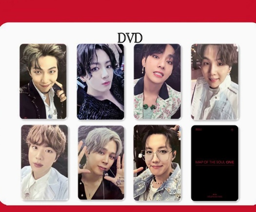 BTS Photocards (7 buc.) - Map of the Soul ONE DVD