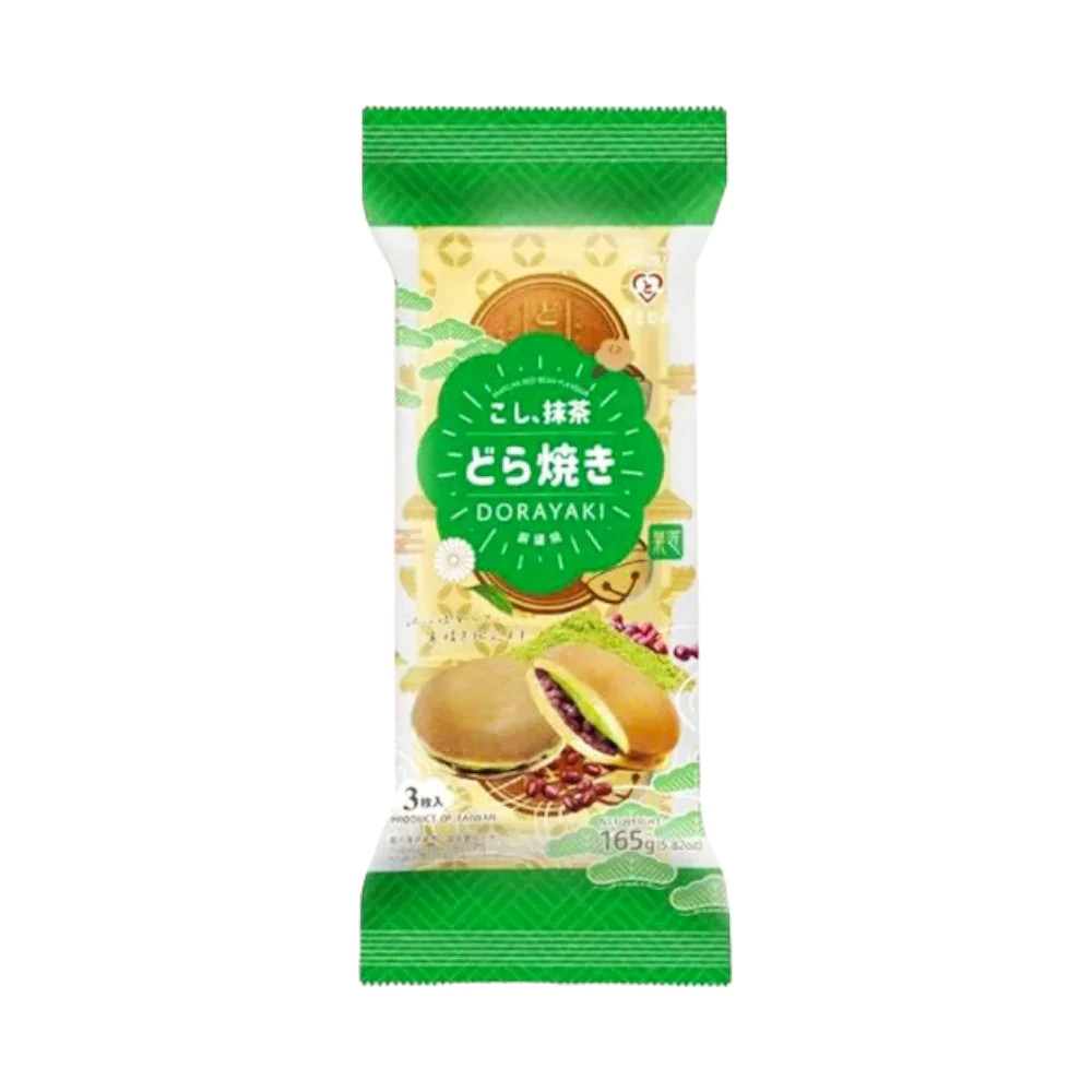 Tokimeki Dorayaki Matcha & Red Bean Flavor 165g