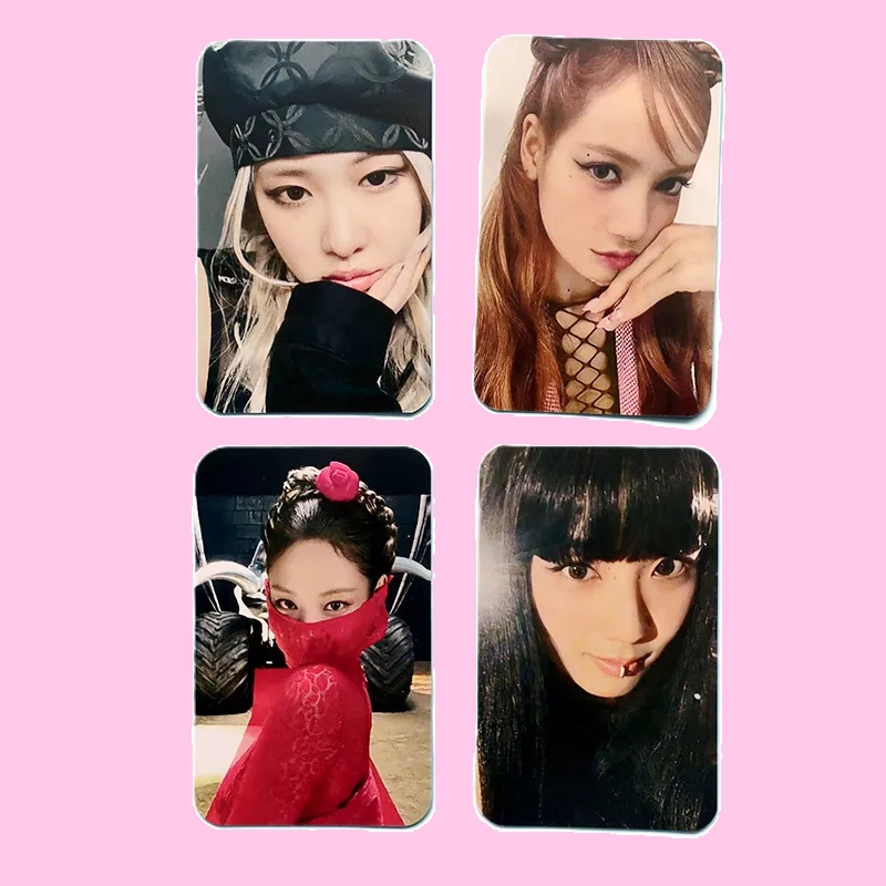 BLACKPINK リリイベ カード Blackpink Photocards (4 buc) - Pink Venom