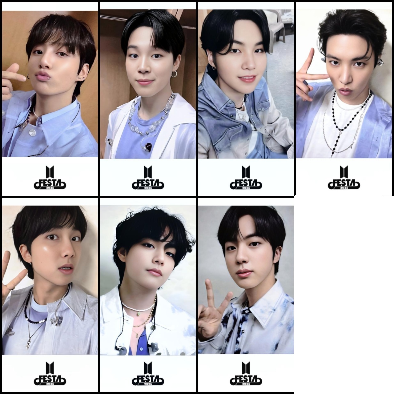 YUNHO ATEEZ FOTOCARD Ufficiale 2025 AUGURI DI STAGIONE Kpop Autentica - Foto 7