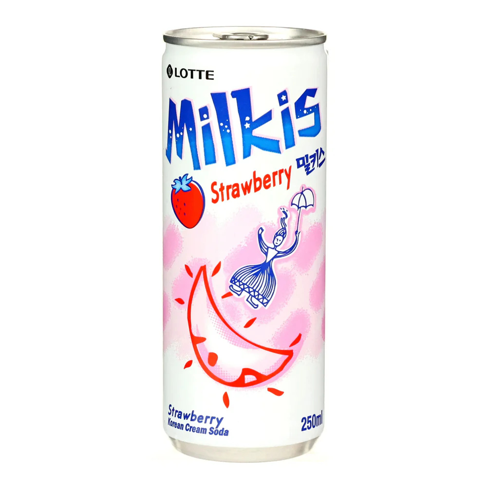 Lotte Milkis Strawberry Flavor 250ml