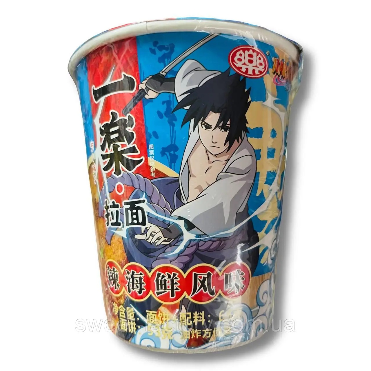 YILE Naruto Spicy Seafood Noodles Cup 65g