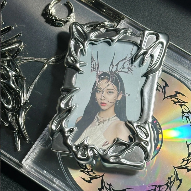 Edgy Chrome Photocard Holder