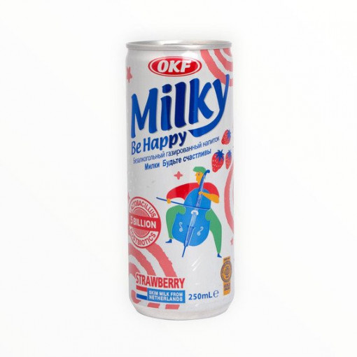 OKF Milky Strawberry Drink 250ml