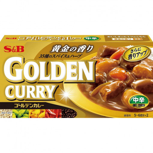 S&B Golden Curry Medium Hot 198g