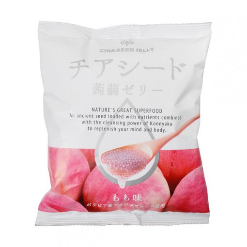 Wakashou Chiaseed Jelly Peach 165g