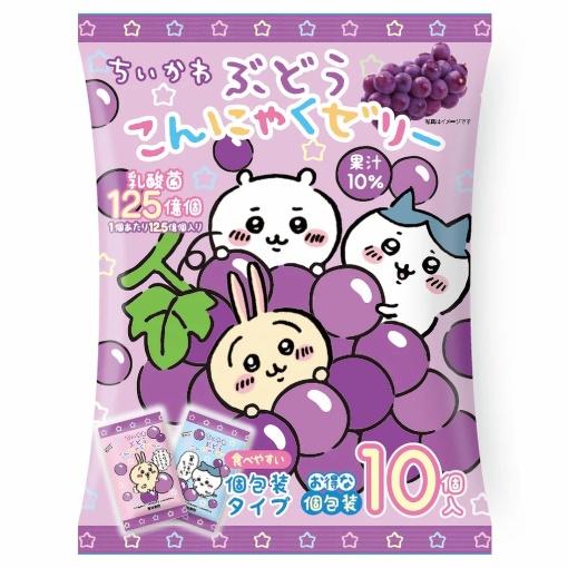 Yokoo Chiikawa Grape Konjac Jelly 150g