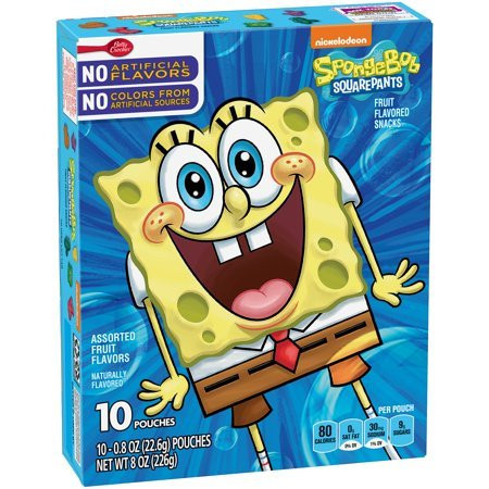 BC SpongeBob SquarePants Fruit Snacks 226g