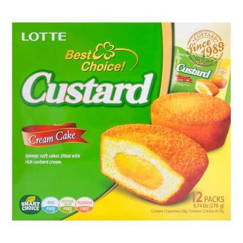 Lotte Custard Pie (12pk) 276g