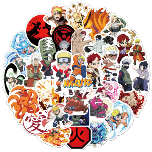 Naruto Shippuden Stickers (50 pcs)