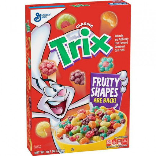 GM Cereals Trix 6 Fruity Shapes 303g