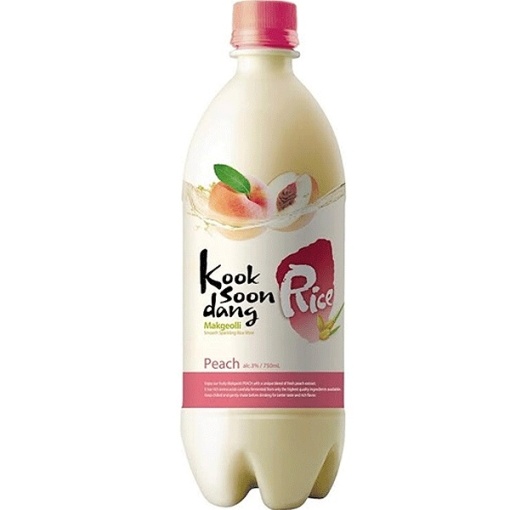 Woorisool - Sparkling Peach Makgeolli 3% Alc. 750ml