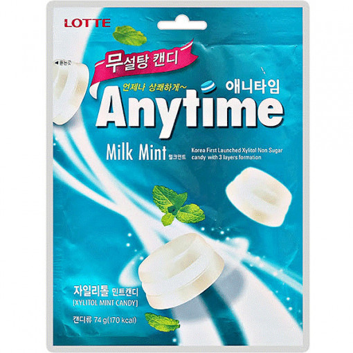 Anytime Milk Mint Candy 74g