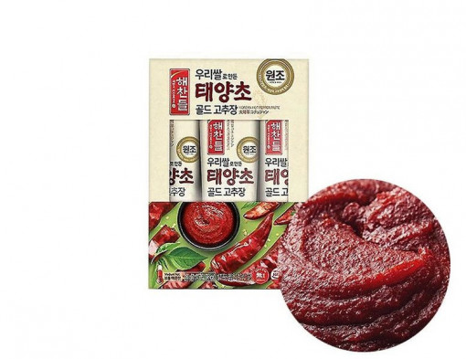 Haechandul Hot Pepper Paste Tube 3x60g