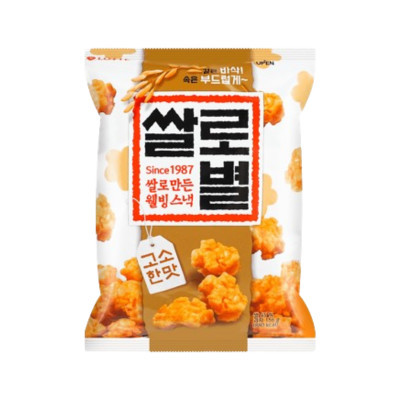 Lotte Rice Stars Snack 78g - Img 1