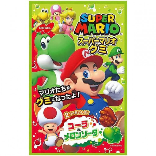 Nobel Mario Gummy (Cola/Melon/ Soda) 50g